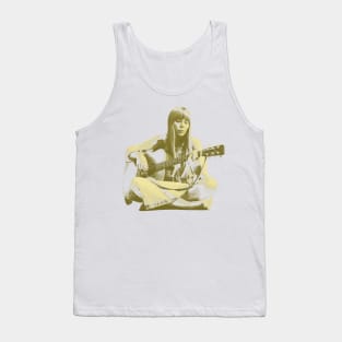 Joni Mitchell - Yellow Vintage 70s Tank Top